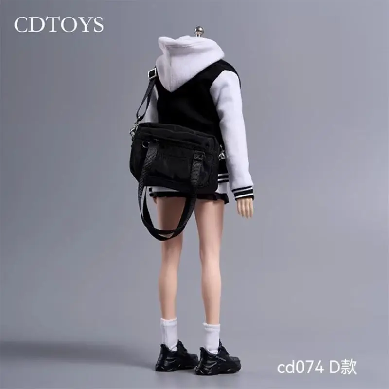 Cdtoys Cd074 1/6 女性兵士野球ジャージフード付きスウェットシャツプリーツスカートセット模型玩具フィット 12 インチアクションフィギュア在庫あり