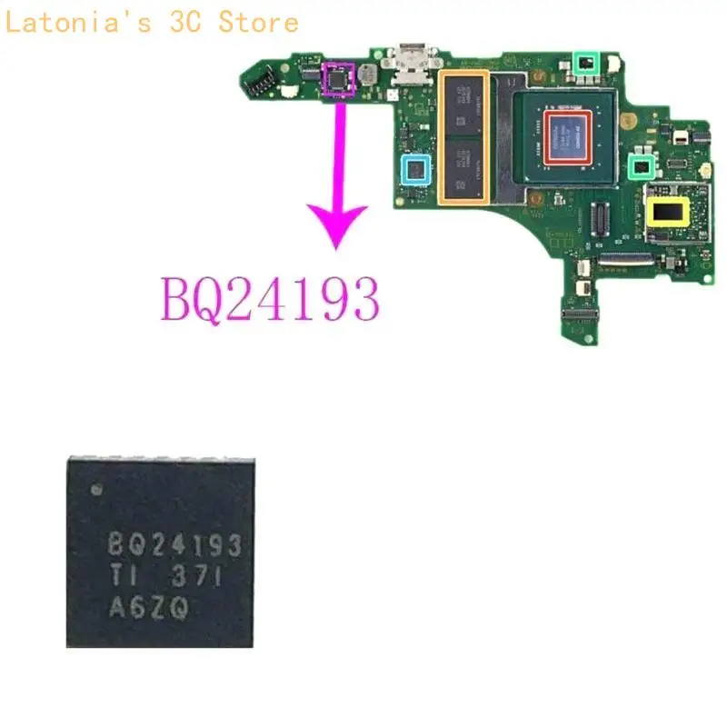 2 stücke Ersatz BQ24193 Video Control IC Chip für Schalter Konsole Reparatur Teile X3UB – Detail 4
