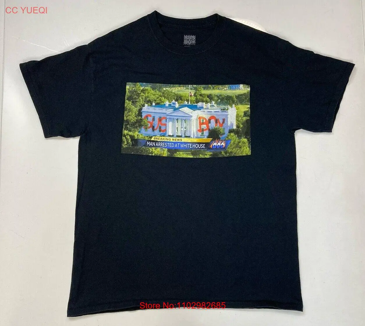 Футболка Sus Boy с изображением белого дома для мужчин, большой графический Рисунок, Lil Peep