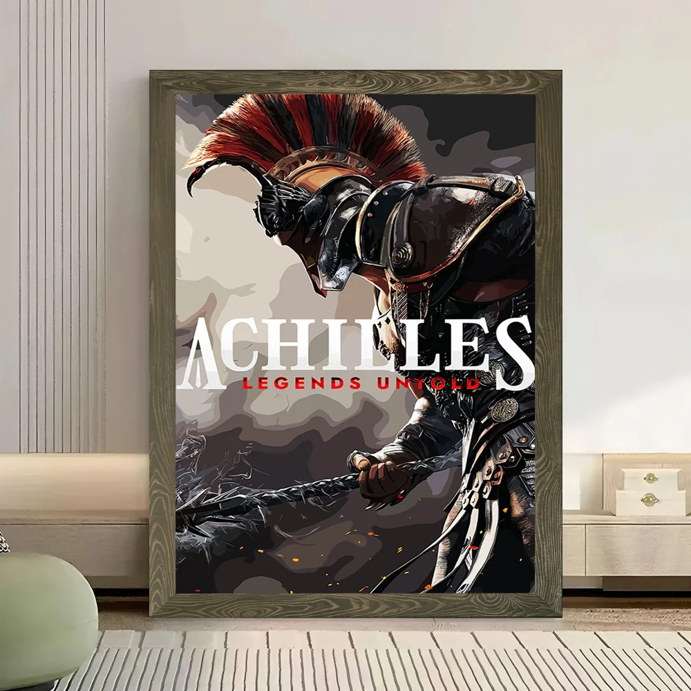 Achilles Legends Untold Game Art Printed Canvas Poster Personalized High Quality Wall Art Paintings for Gamer Decoration Bedroom - view 3