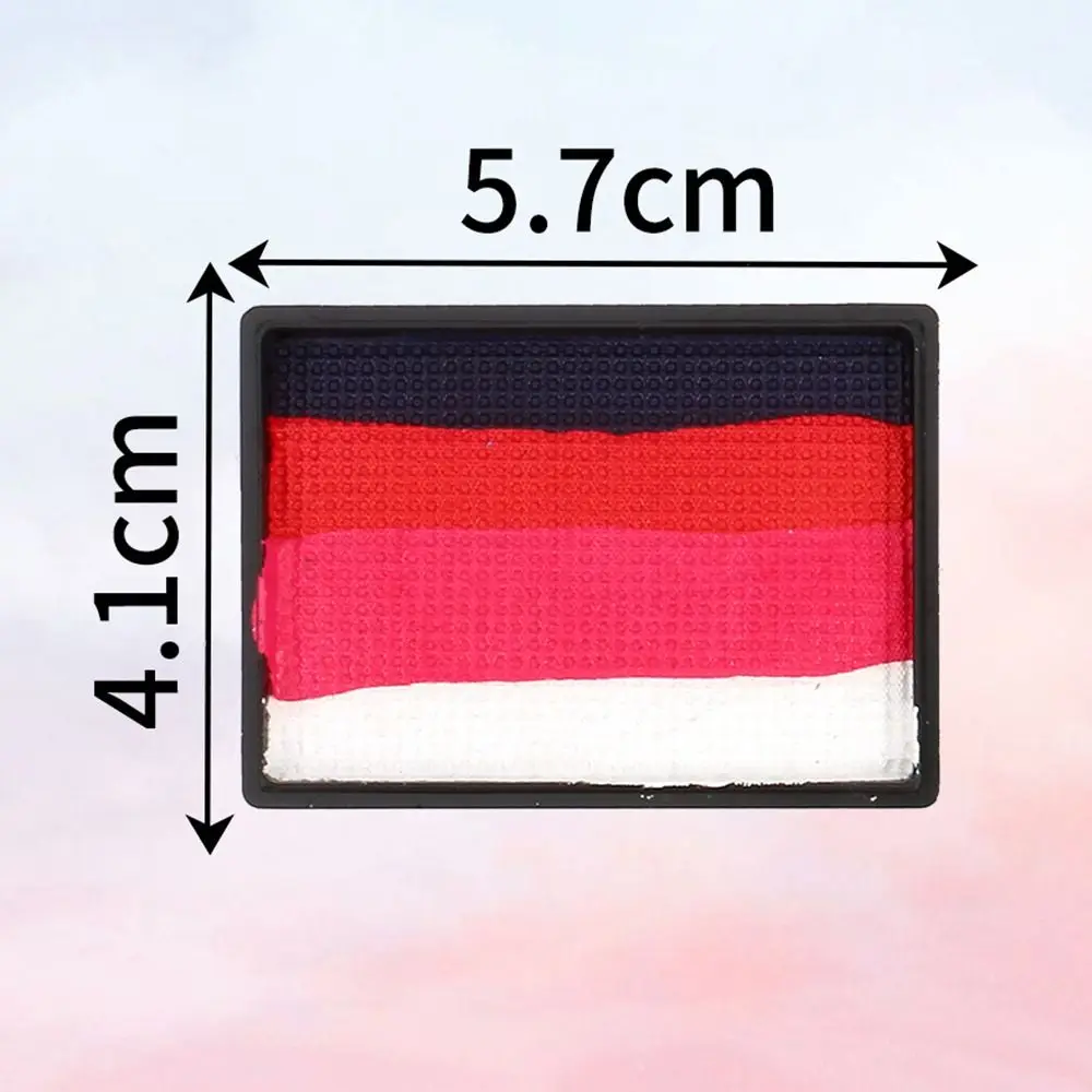 여러 가지 빛깔의 바디 페이스 페인팅 키트 방수 오래 지속되는 할로윈 메이크업 도구 무독성 빨 수있는 페이스 페인팅 팔레트