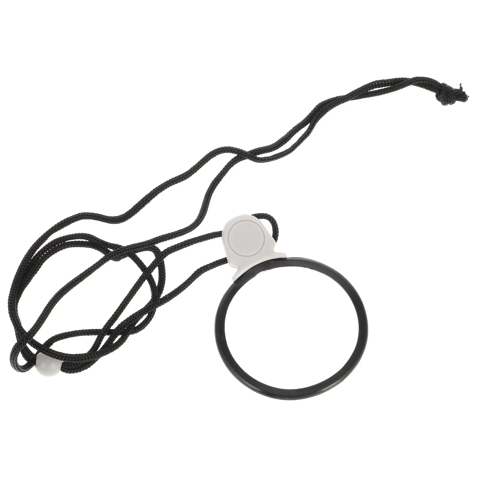 

Magnifying Glass Necklace Magnifier Black Glasses Hanging Loupe Eye Monocle Lens Seal
