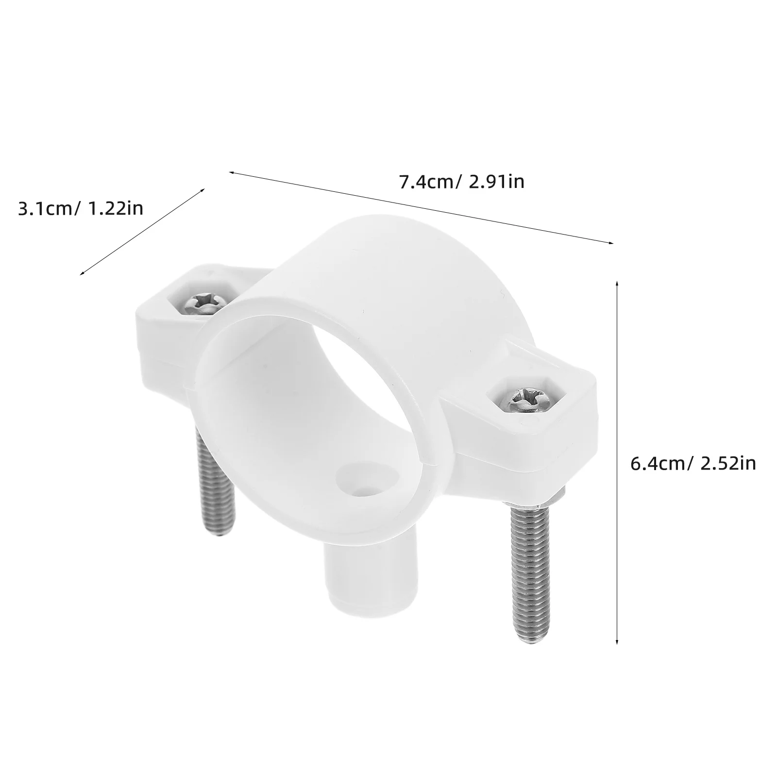 1Set Plastic Afvalpijp Holding Klem Veilige Fix voor Aanrecht Drainage Waterzuiveraar Omgekeerde Osmose Systeem Pijp houder