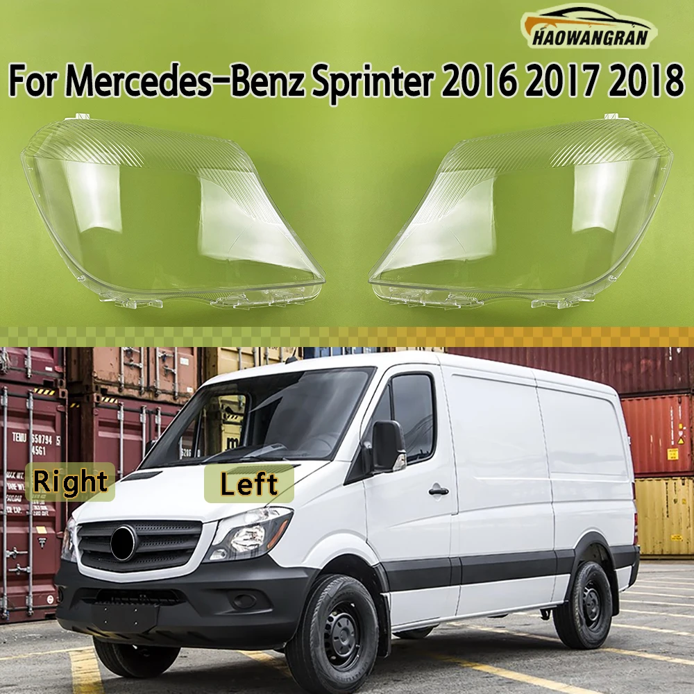 

Headlight Lens Shell Transparent Headlamp Cover Replace The Original Lampshade Plexiglass For Benz Sprinter 2016 2017 2018