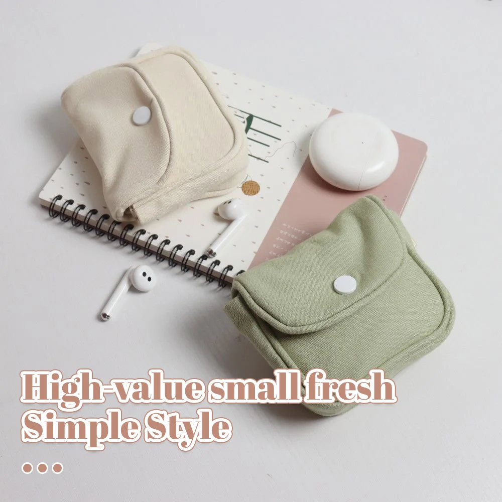 High Appearance Level Small Fresh Simple Mini Portable Organizer Bag Lipstick Makeup Change Hand Bag Woman