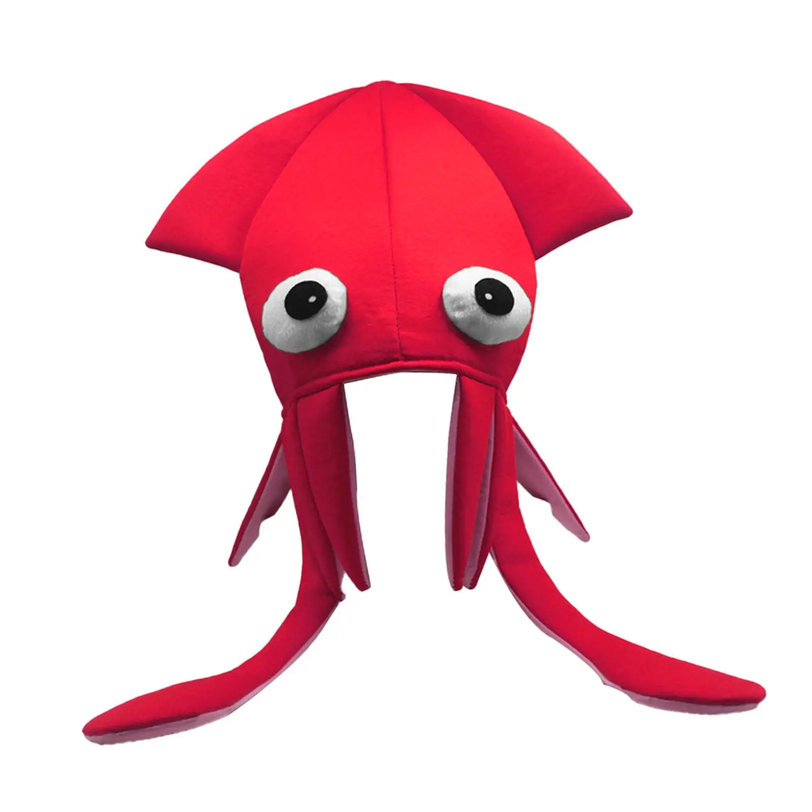 Squid Hat for Men Women Headdress Toy Dress up Costume Accessories for Festival