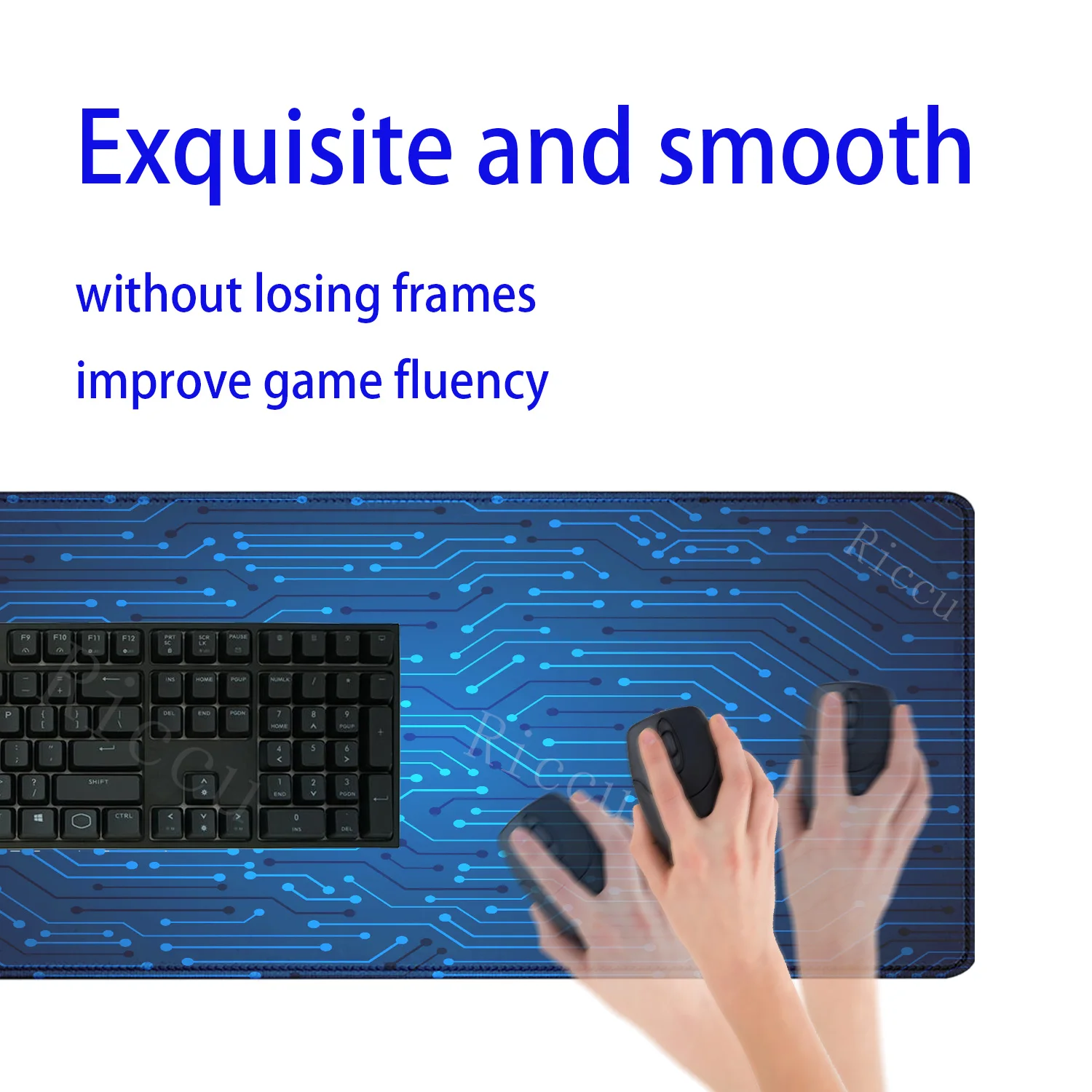 ภายในเมนบอร์ด Circuit Board แผ่นรองเมาส์คีย์บอร์ดขนาดใหญ่ Anti-SLIP Mousepad เบาะรองนั่งอุปกรณ์สํานักงานโต๊ะ