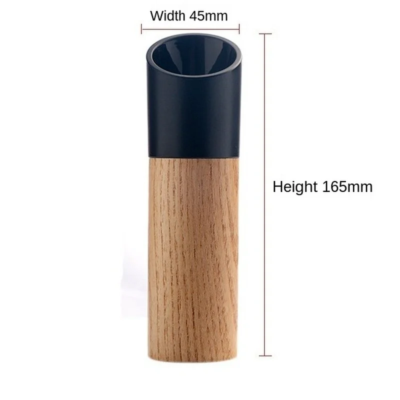 Wooden Salt and Pepper Mill Spice Nuts Mills Handheld Seasoning Grinder Bottle Cooking Home Decoration Kitchen BBQ Tools