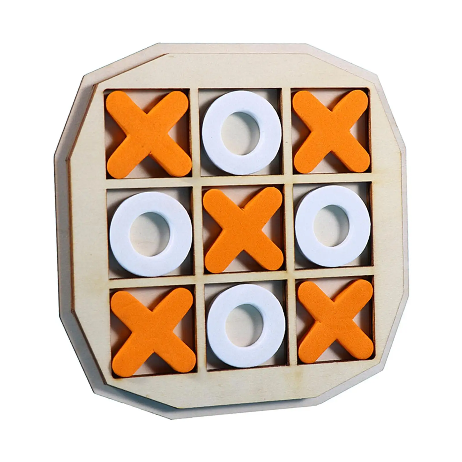 Houten Tic Tac Toe Spel Puzzelspellen Grappig Tafelspel Voor Volwassen Kinderen Reizen