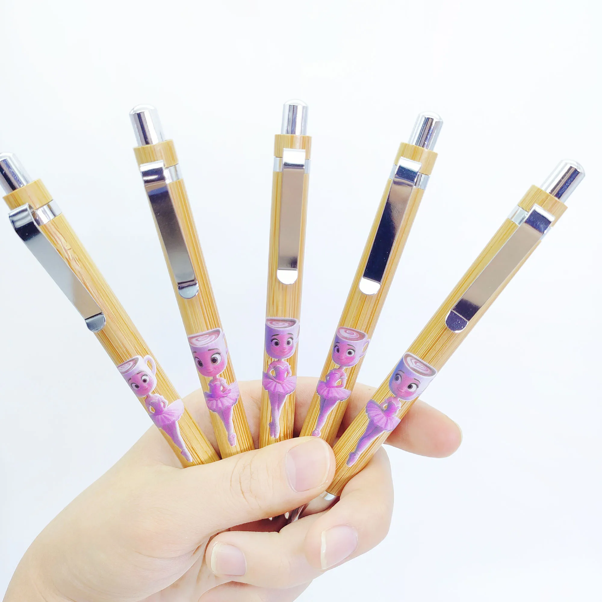 

7pcs/15pcs Ballet Girl Theme Ballpoint Pen Ballet Styling Press Gift Pen Holiday Gift Student Writing Stationery.
