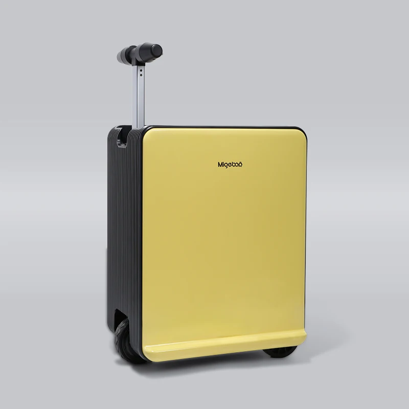 

Electric suitcase cycling can seat adults