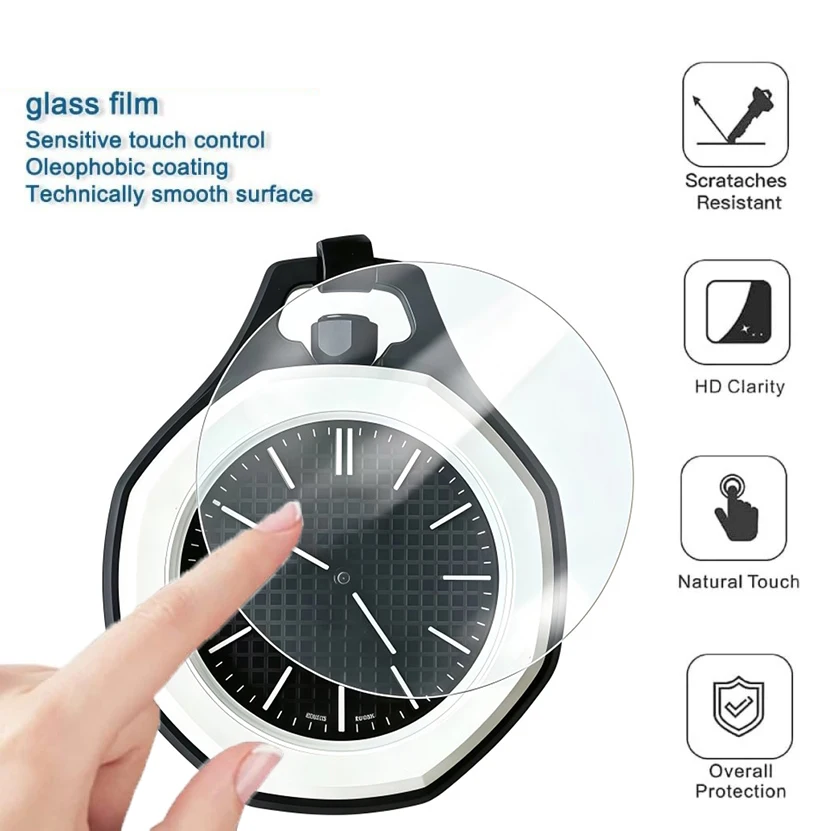 Screen Protector for Swatch X AP Royal Pop Pocket Watch Tempered Glass Film HD Clear Anti-scratch Protective Cover Accessories view 3