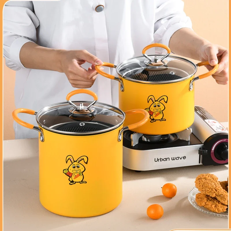 Home non-stick frying pot Fryer Mini small fryer Multi-purpose fryer