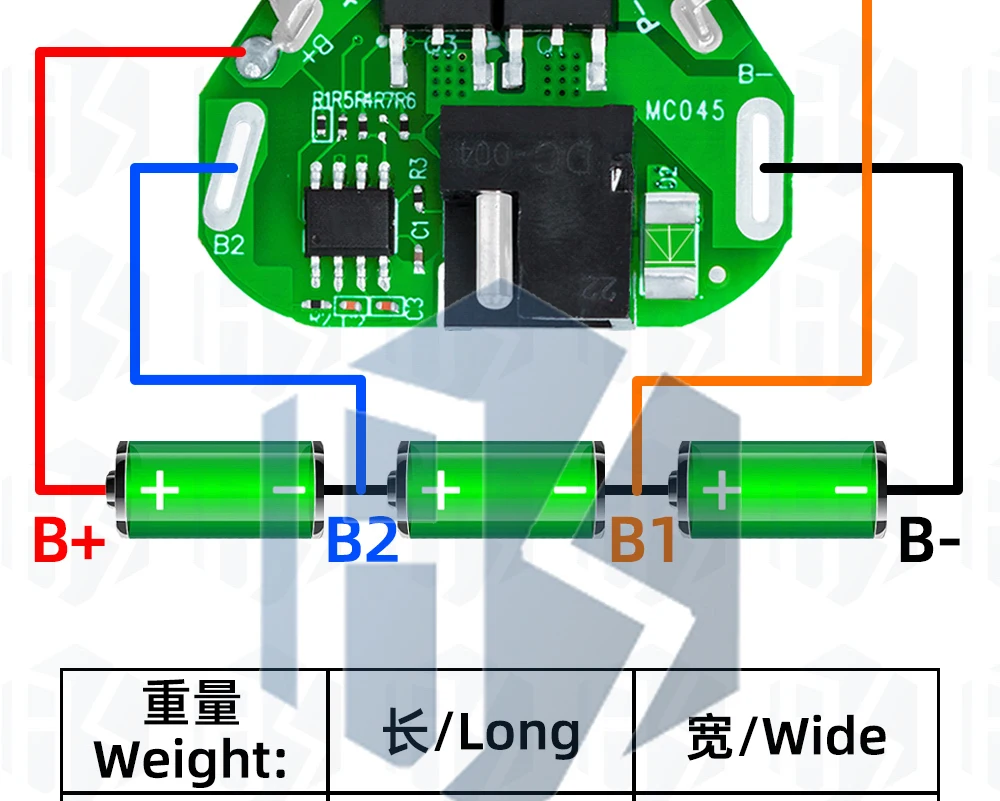 1 ~ 10PCS EGBO 3S 12,6 V 6A BMS Li-Ion Lithium-Batterie Schutz Bord 18650 Power Bank Balancer batterie Equalizer Boardl – Detail 4