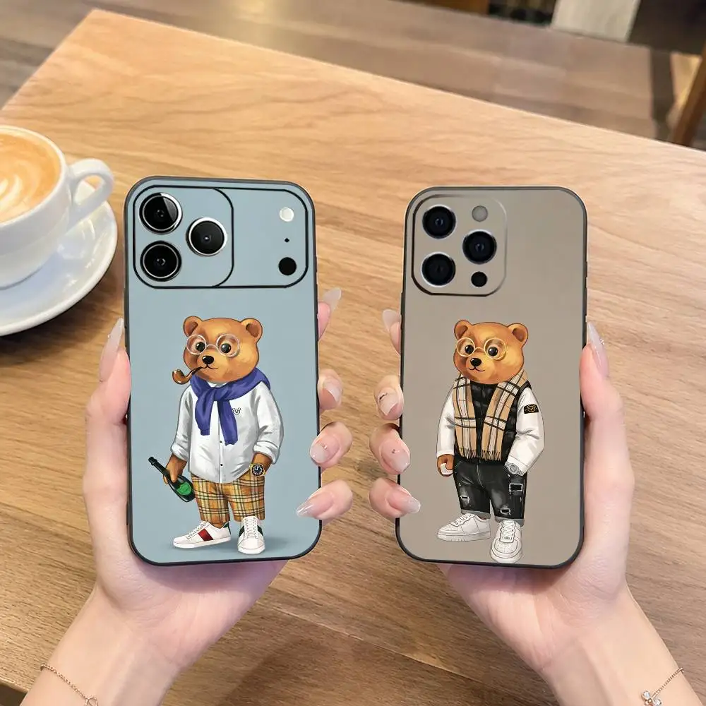 Хит продаж: Модный чехол Fashion Baron F-Filou для iPhone 17, 16, 15, 14, 13, 12, 11 Plus, Pro Max, XS, мягкий силиконовый черный чехол