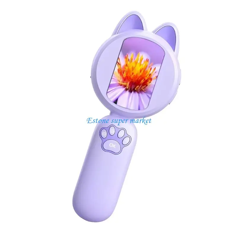 Agrandisseur numérique mode dessin animé 090B pour enfants, outil d'apprentissage à fonction Rechargeable