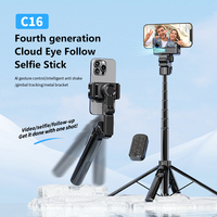 FANGTUOSI C16 2025 NEW Foldable Smartphone Handheld Gimbal Cellphone Video Record Vlog Stabilizer for iPhone 14 Xiaomi Huawei