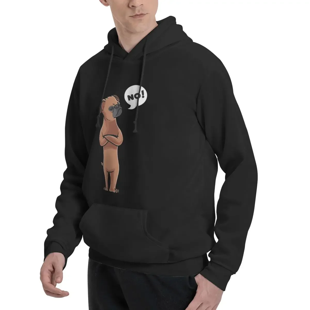 Petit Brabancon Stubborn Dog Zipped Hoodies Men's Women Casual Pullover Sweatshirt Harajuku Long Sleeve Hooded Autumn Winter
