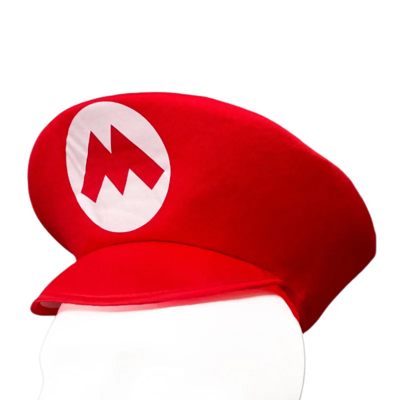 Movie Super Brothers Red Green Hat Cosplay Anime Party Halloween Costumes Accessories Christmas Fancy Dress Fans Caps image 6