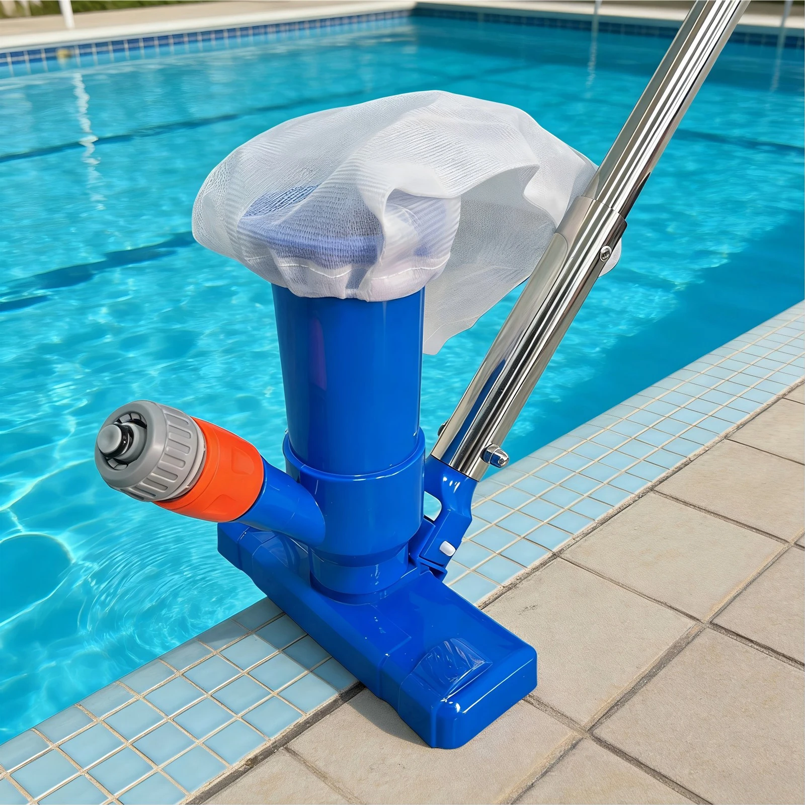 Pool Vacuum Cleaning Kit Clean Bottoms Net For Pool Filter Swimming Pool Vacuum Cleaner Set Cleaning Skimmer Pools Products Tool