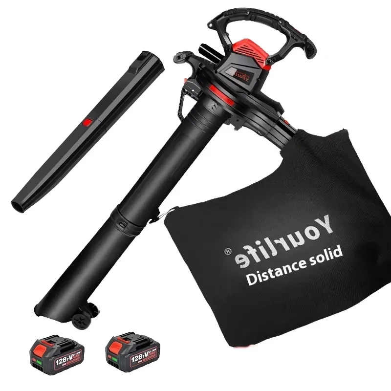 High-Power Industrial Wireless Lithium Electric Blower Dust Collector Leaf Blowing Pulverizer Dust Removal