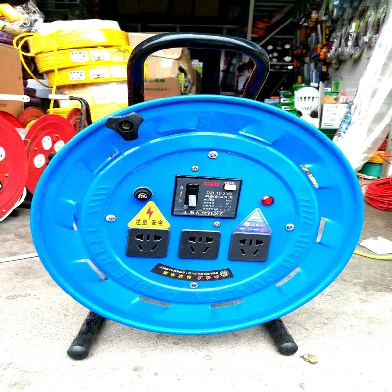 extension cable 50m Waterproof Cable Reel Extension Reel