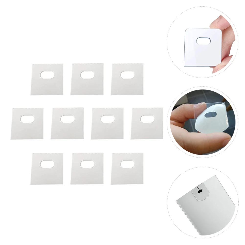 

10Pcs Curtain Repair Patches for Vertical Blinds Fixing Self-Adhesive Vane Saver Tabs High-Grade Material Long-Lasting Blind