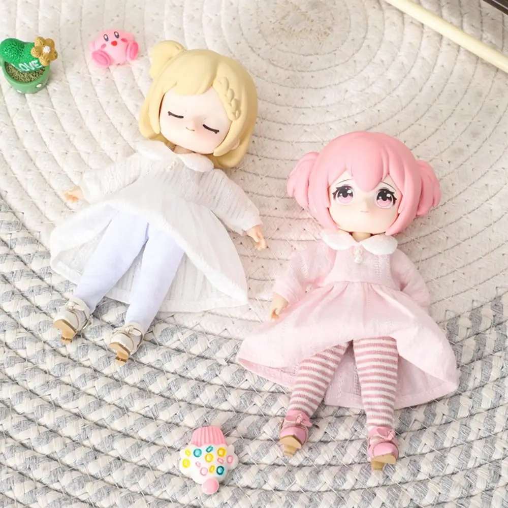 귀여운 인형 옷 DIY 미니 인형 양말, 1/11 OB11 인형, 1/12 Bjd, GSC 인형용 레깅스 바지, 8 가지 색상 패션