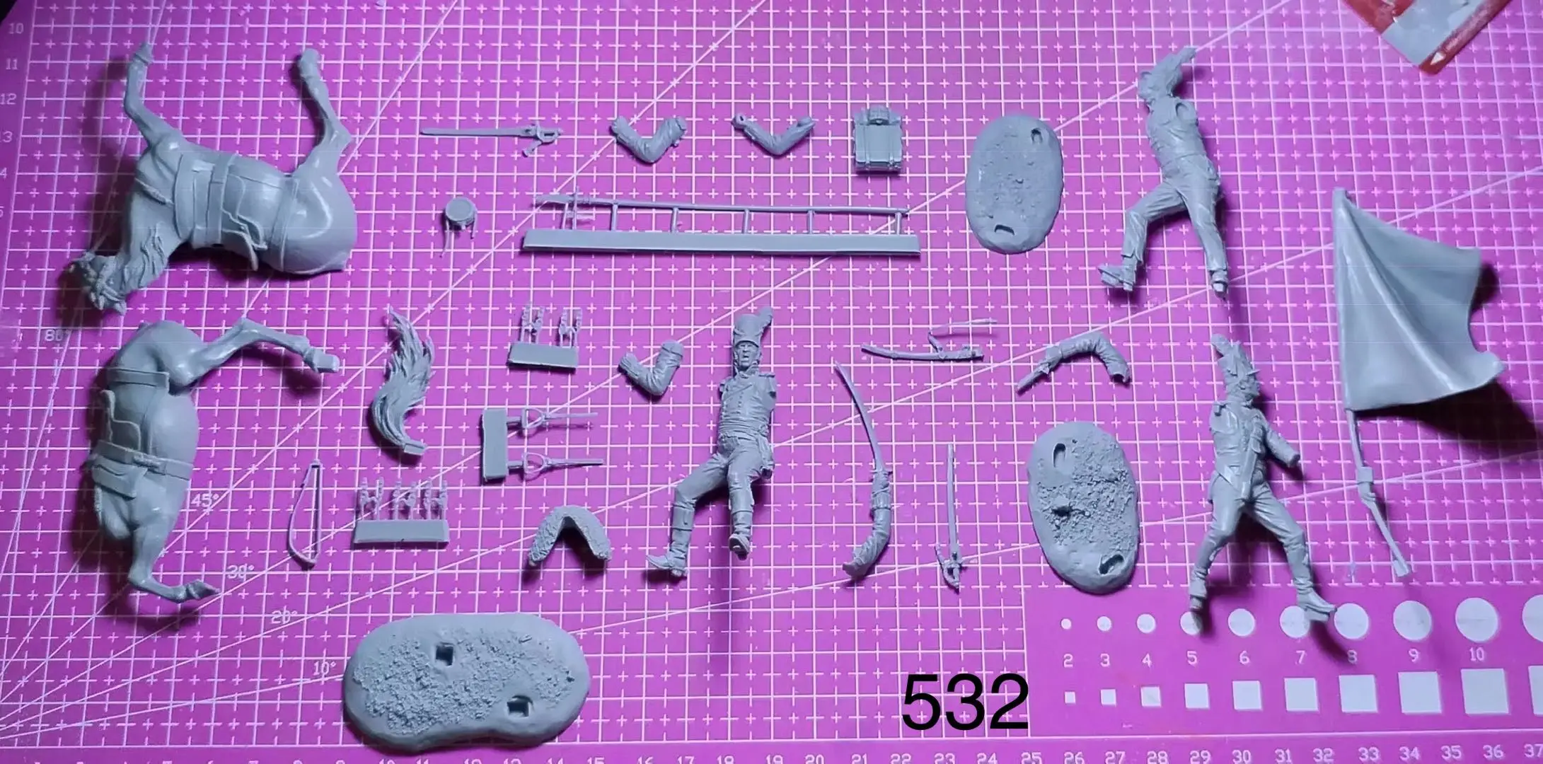 54mm  Resin Model Figure GK， Unassembled and unpainted kit