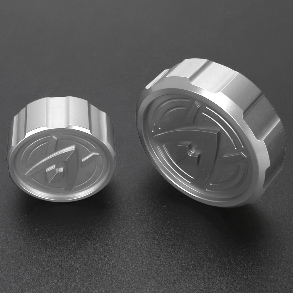 

For Kawasaki Z900 Z 900 RS Z900RS Cafe 2018 2019 2020 2021 2022 2023 2024 2025 2026 Front and Rear Brake Fluid Reservoir Caps