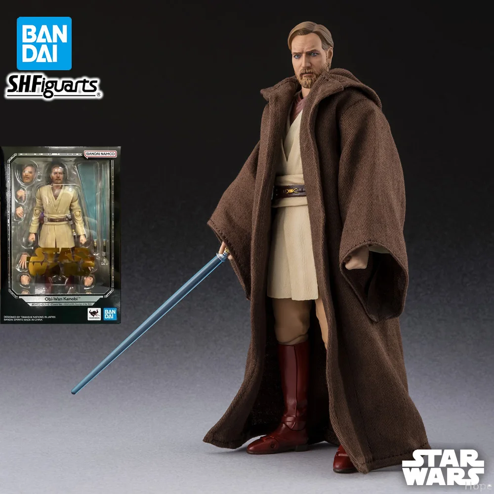 

В наличии подлинная фигурка BANDAI SHFiguarts Star Wars Episode III Месть ситхов Оби Ван Кеноби, аниме, экшн-модель, игрушка
