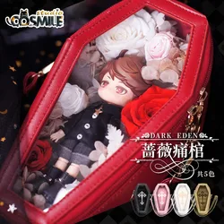 Rose Vampire Coffin Lolita Gothic Punk Ita Bag For OB11 Blythe Figure BJD Doll Toy Bed Shoulder Bag Out Bags Gift Sa