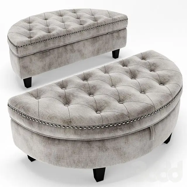 

*a forNordic Arc Sofa Bench & American Semi-Circular Shoe Stool - European Crescent Storage Bench for Bedroom Foot & Entryway*