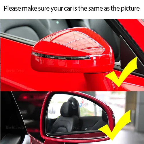 Imagen 2 del producto Cubierta de espejo de fibra de carbono de estilo de repuesto, tapas de espejo lateral negro brillante para Audi TT TTS TT RS 8J MK2 07-14, R8 42 07-15