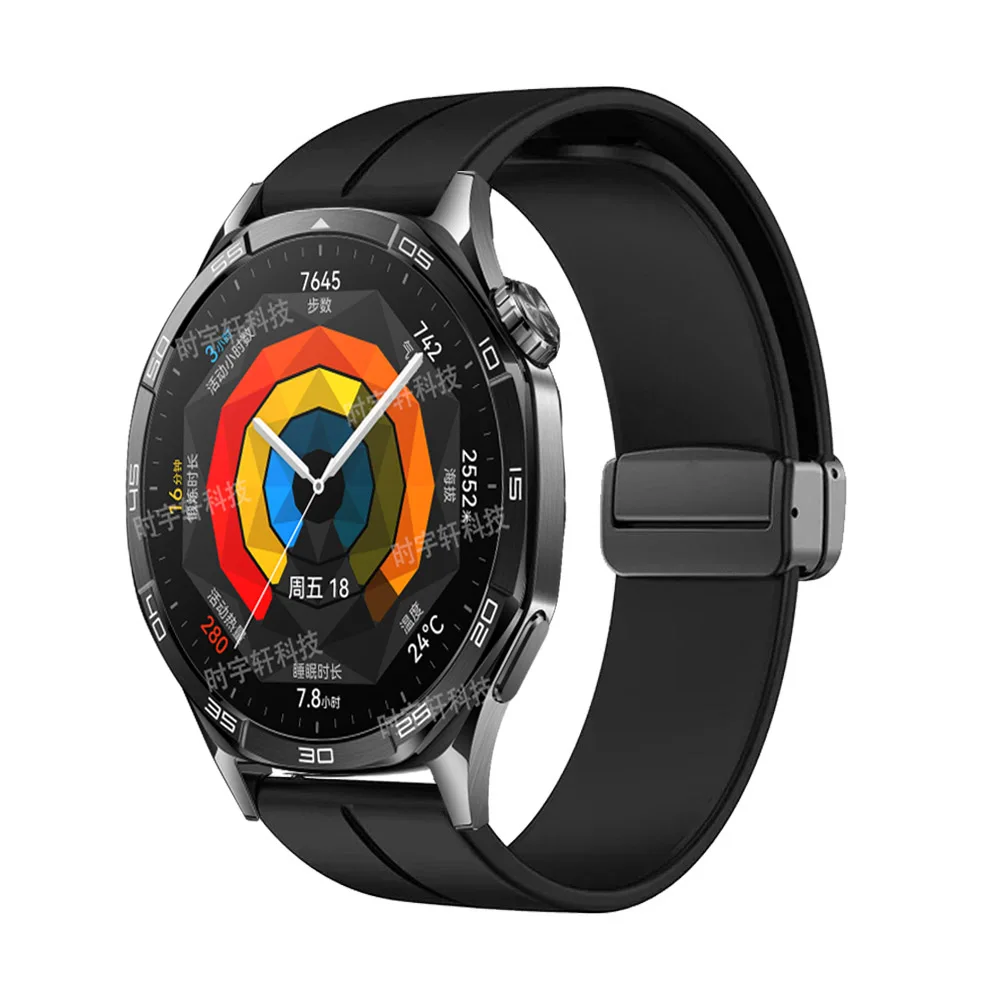 22mm Strap For Huawei Watch GT 5 46mm Silicone Band For Huawei Watch 3/GT 5 Pro 46mm/GT 4/GT 3/GT 2 Pro/Runner 2E Sports Correas image 5