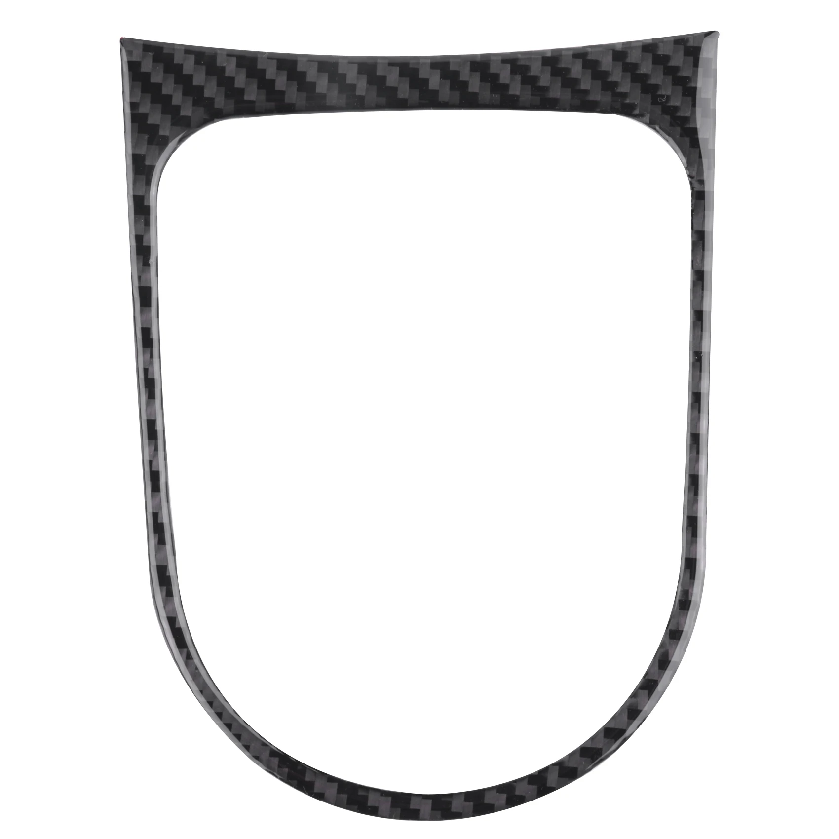 

Car Carbon Fiber Transmission Water Cup Holder Decoration Sticker Cover,Inner Gearbox Cover, for Ford Mustang 2015-2019