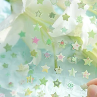 4 Designs Candy Star Series Lovely Five Point Star Theme Resin Stickers for Scrapbooking DIY Frame Collage Decoration 5