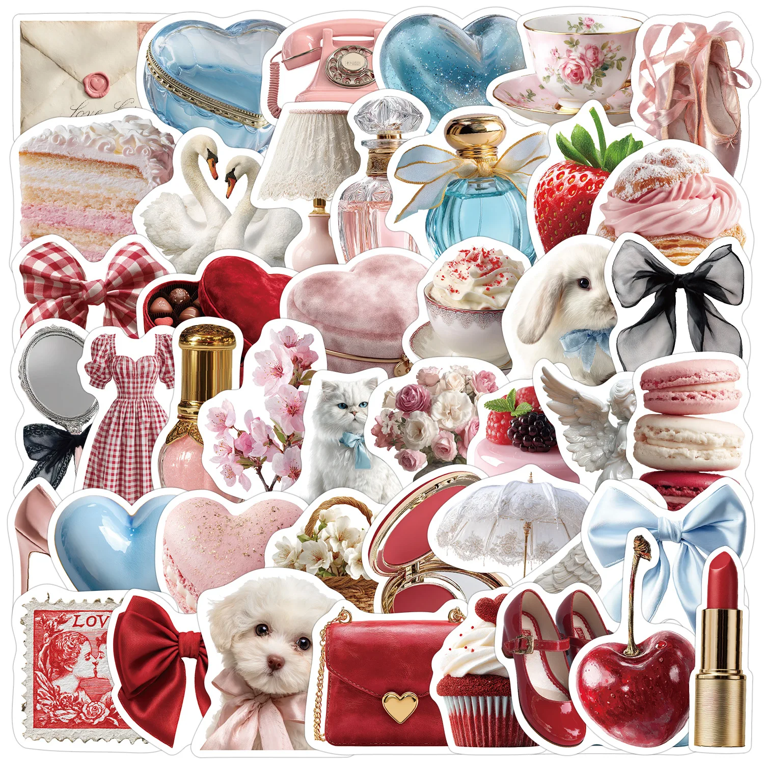 

50PCS Aesthetic INS Style Graffiti Stickers Creative Decoration Mobile Phone Case Notebook Water Cup DIY Toy Gift Stickers