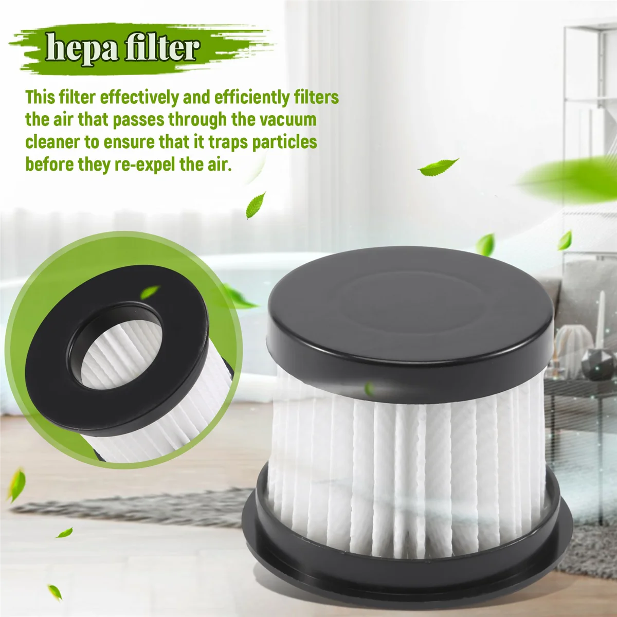 Substituição do filtro para aspirador deerma, peça de reposição, modelo cm300s cm400 cm500 cm800, 2 peças