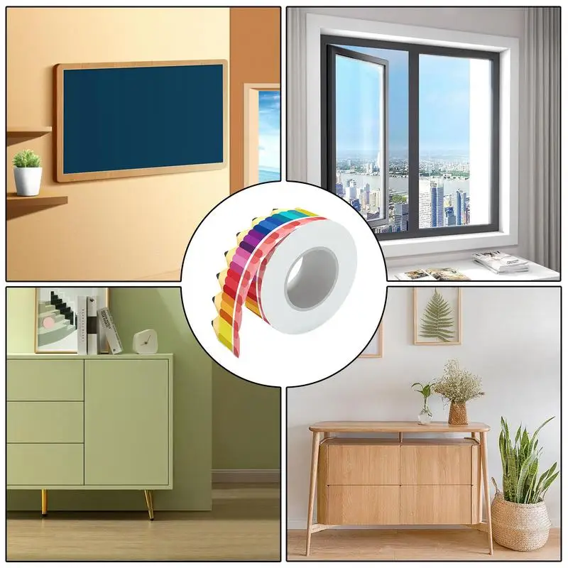 Kolorowe obramowanie ołówkowe 65 stóp Obramowanie do szkoły Tablica Kredowa Obramowanie papierowe do ścian powrotu do szkoły Homeschool