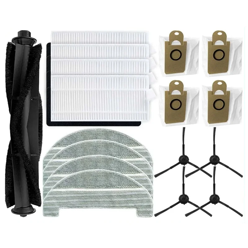 A39M For Ihome Autovac Nova Self Empty Roller Heap Filter Mop Cloths Dust Bag Robot Vacuums Spare Parts Parts Kit