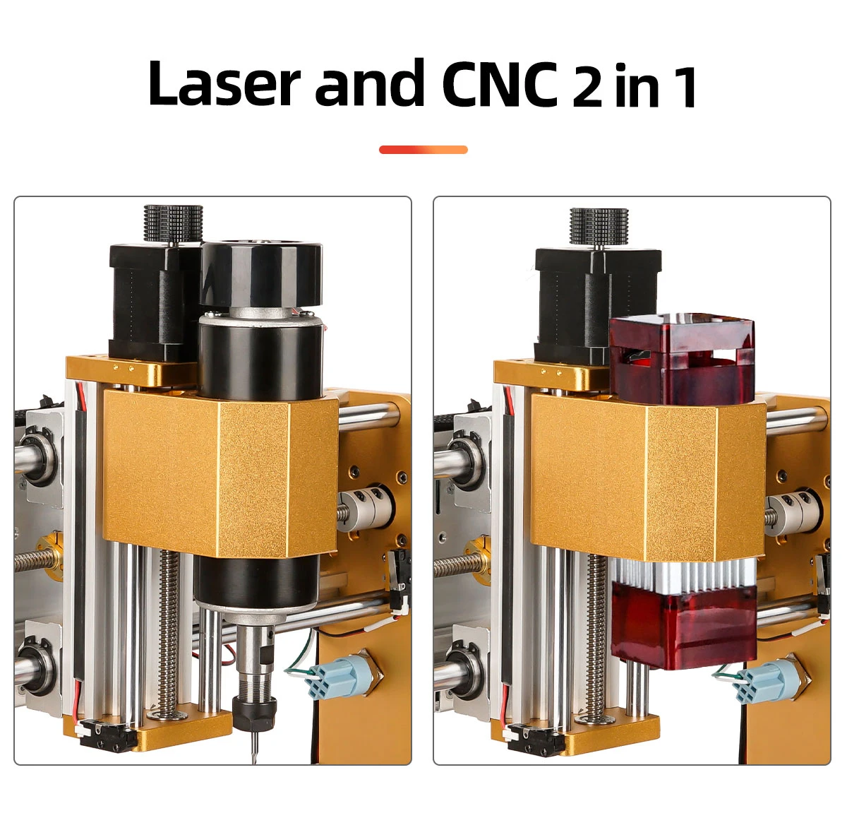 LUNYEE-CNC 3018 PRO Máquina De Gravura De Madeira, Gravador A Laser, CNC Router para MDF, PVC, Epóxi Metal, Corte De Escultura