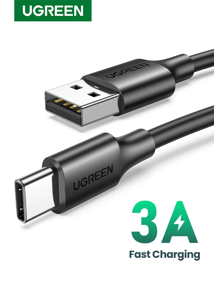 UGREEN USB C 타입 데이터 충전 케이블, USB 3A 고속 충전 케이블, 아이폰 15, 삼성 S23, 샤오미 11 프로용