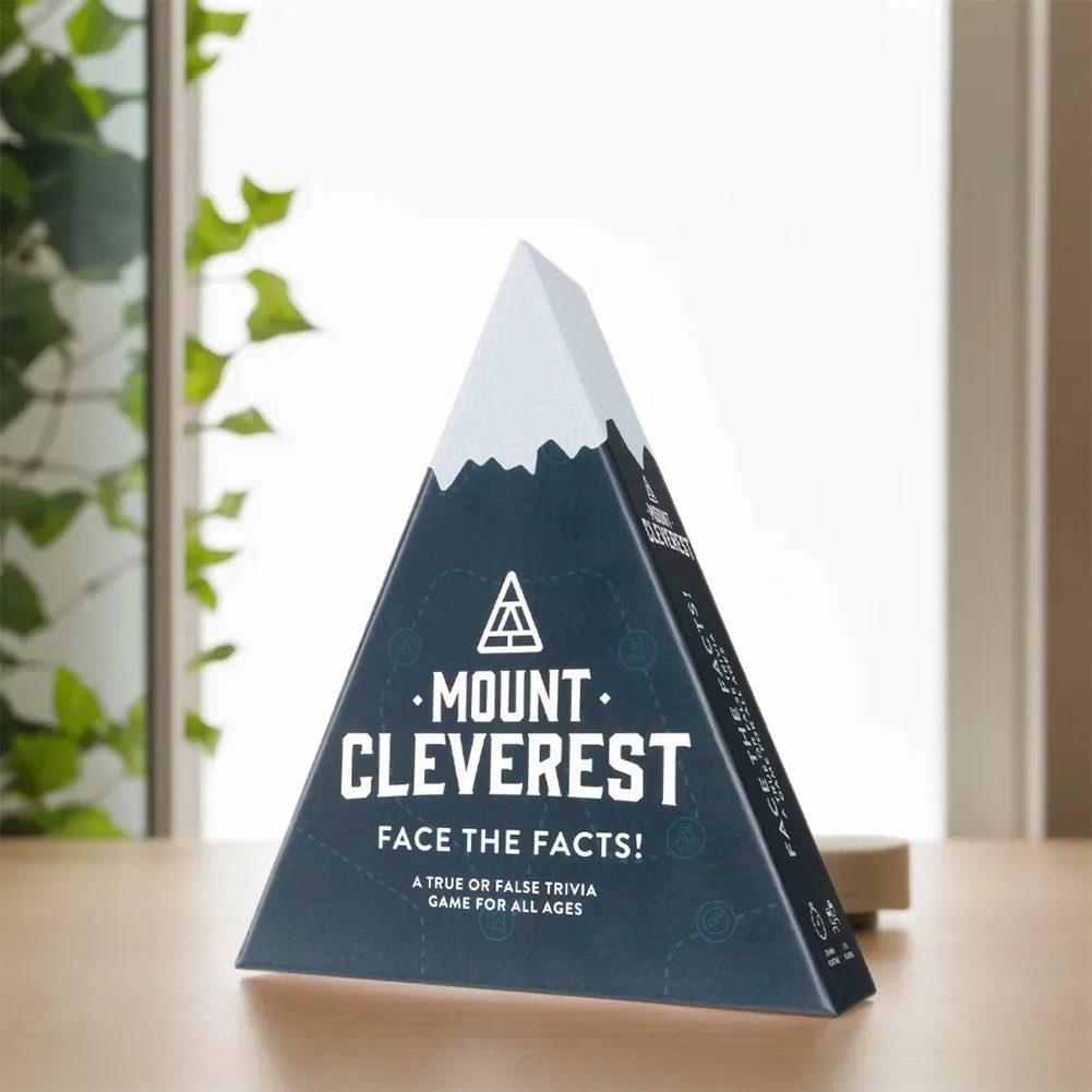 MOUNT CLEVEREST Clever Game for Adults True Or False Trivia Game Fun Family Card Game Party Games