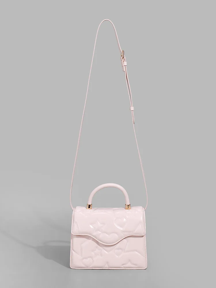 

Женская маленькая сумка с классической текстурой, новинка 2023 года, сумка через плечо, маленькая квадратная сумка с персонализированной краской, универсальная простая сумка через плечо в стиле ретро