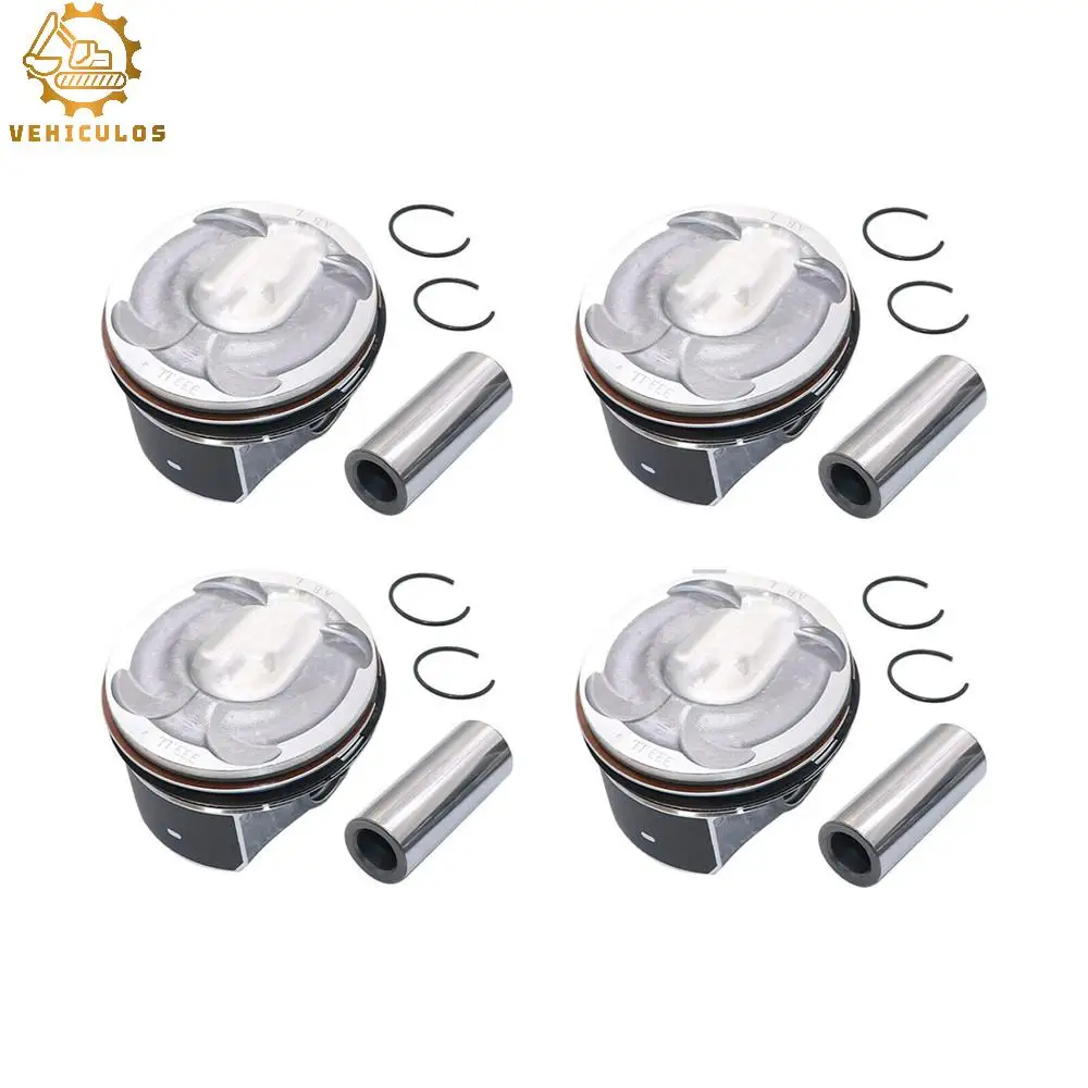 AG9Z-6108-L 4PCS Car Engine Piston&Piston Rings Set For Land Rover Discovery Range Rover VOLVO S60 XC60 JAGUAR XE XF XJ 2.0T