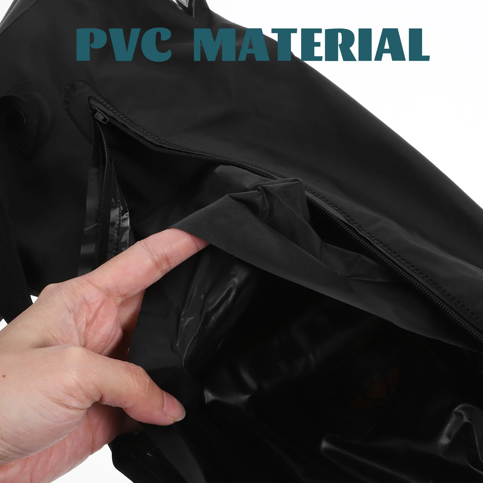 

Black 2XL Reusable Rainproof Shoe Protector Covers High top Non slip PVC Boot Protectors Size 40 42 for Sports Outdoor