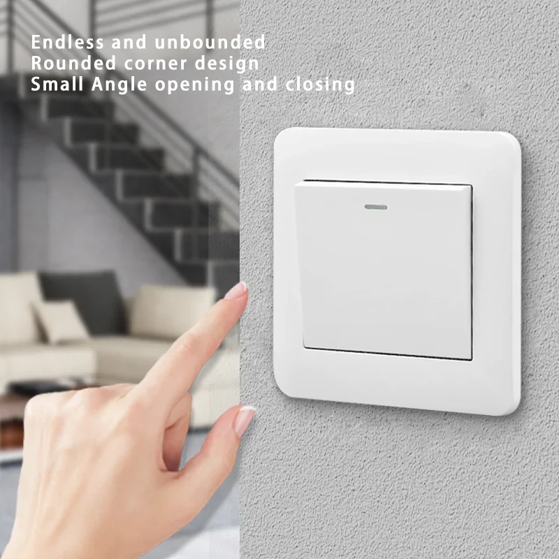 EU/UK/RU Standard USB Single Socket Switch 1Gang 1Way White Wall Light Switch Power Double Sockets TV Telephone Computer Outlets