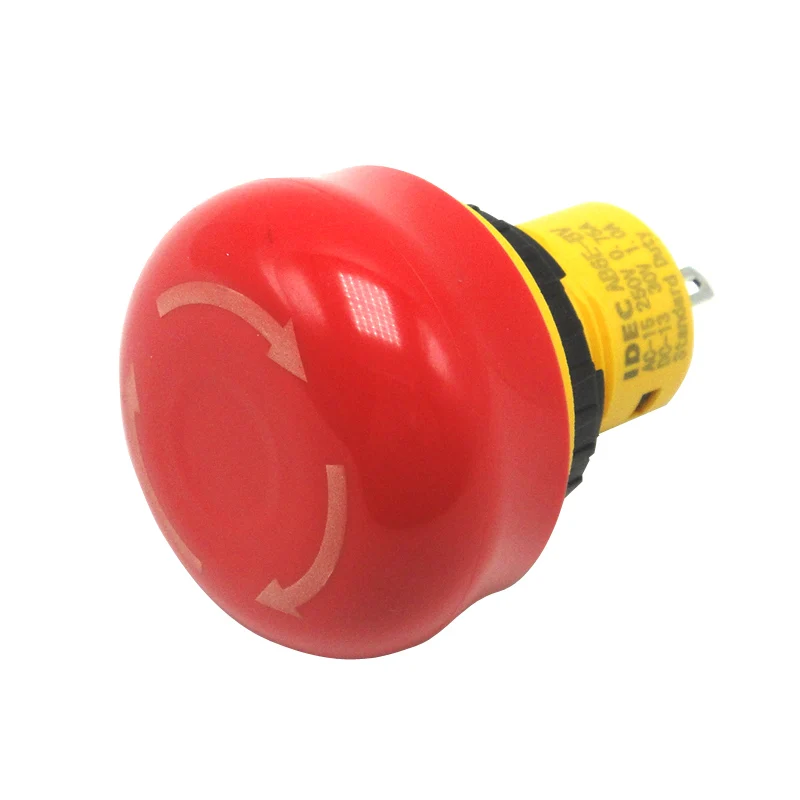 

16mm emergency stop button switch AB6E-3BV01PRM 02 AB6E-BV 1 normally closed 5A