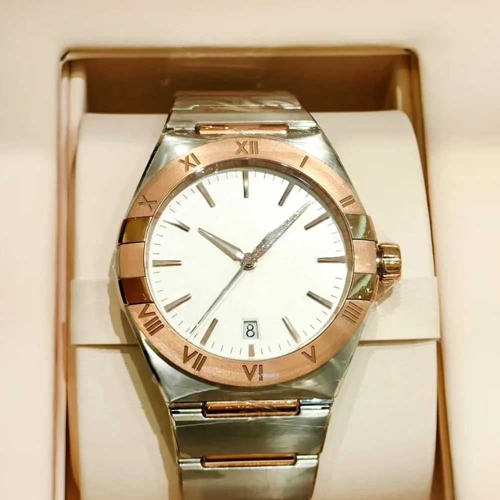 2025 VIP محدودة جديدة الأعمال الفاخرة ساعة رجالي ساعة ميكانيكية أوتوماتيكية بالكامل متعددة الوظائف موضة المرأة مقاوم للماء وات